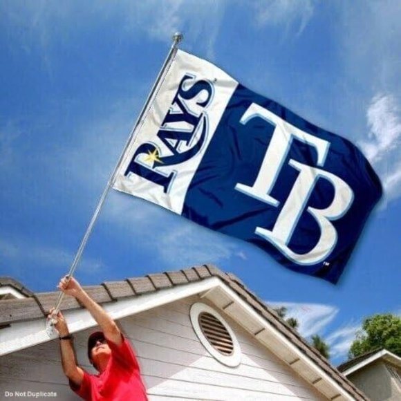 Tampa Bay Rays Flag 3x5 MLB Banner Garage Wall Decor Man Cave Sports Fans Flag - Picture 3 of 8